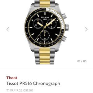 TISSOT-PR516 chronograph