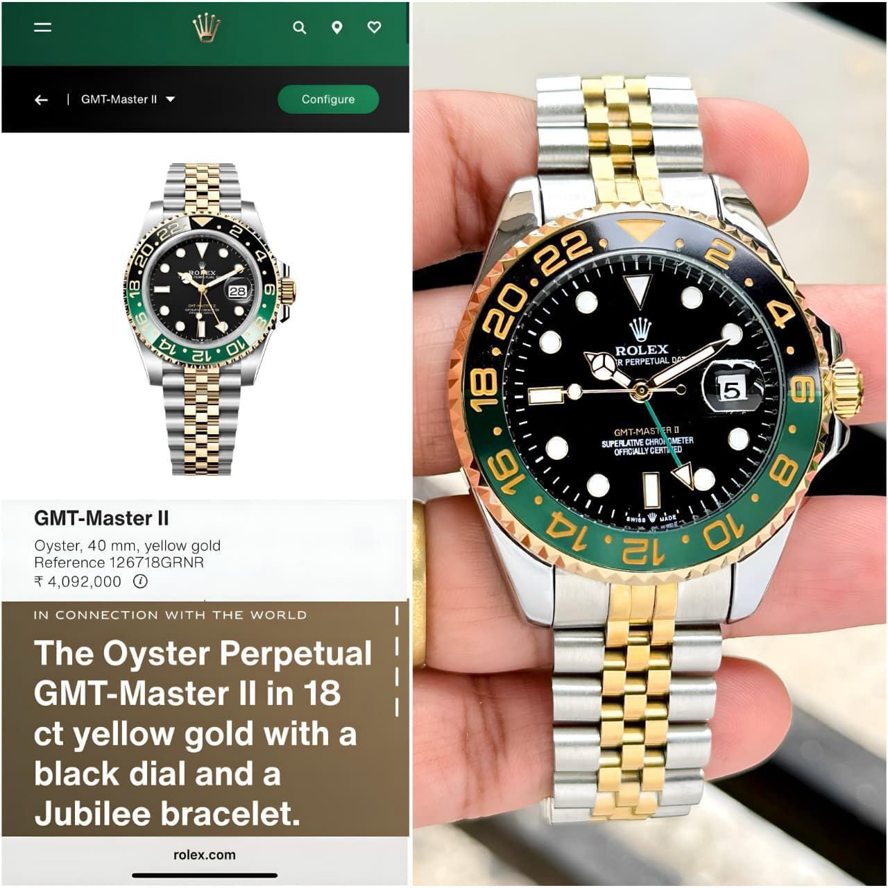 ROLEX GMT MASTER II (AUTOMATIC) - Image 5