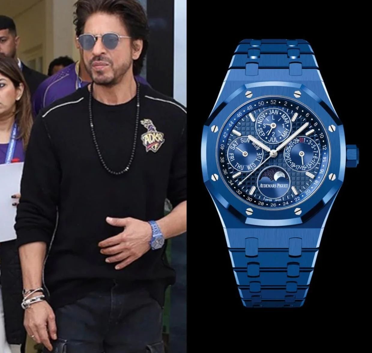 Audemars Piguet-Royal oak perpetual calander Blue ceramic (automatic)