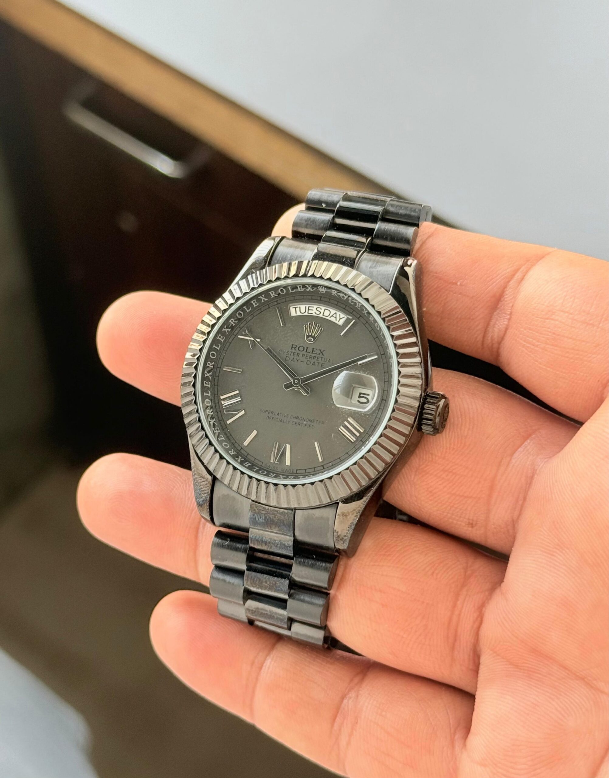 ROLEX-Day-Date All Black (Automatic) - Image 2