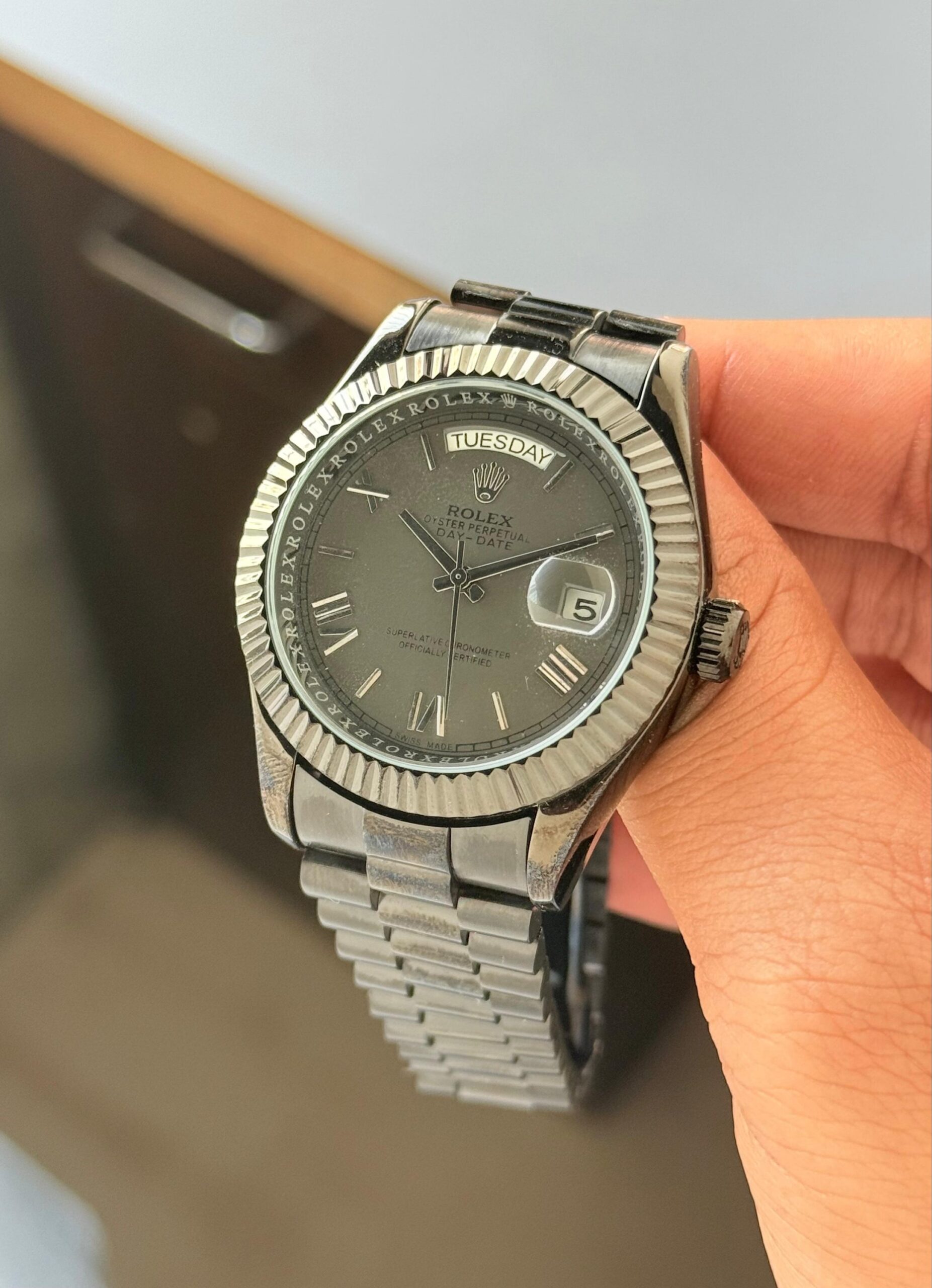 ROLEX-Day-Date All Black (Automatic) - Image 3