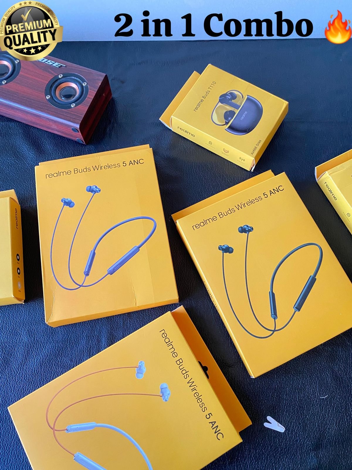 Realme Buds T110 and Realme wireless3 (Combo)