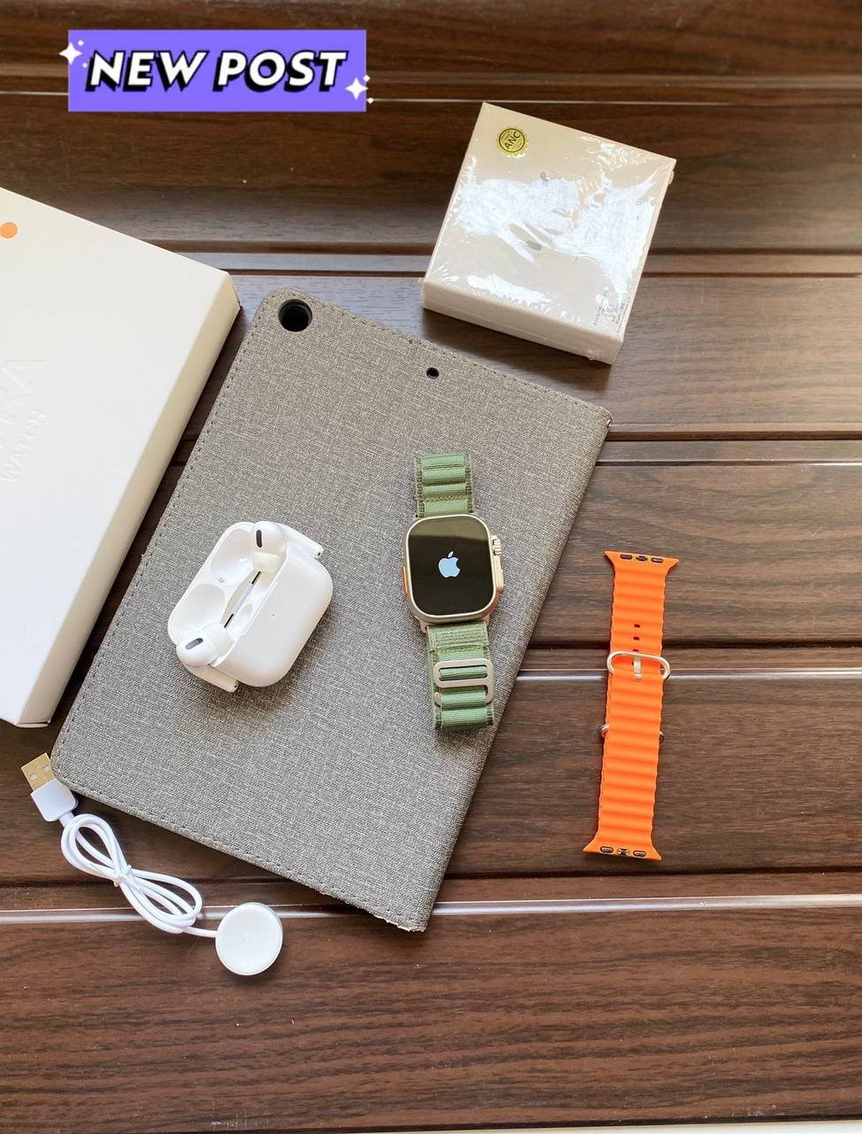 2 in 1 apple (combo) watch 11 & airpods 2 - Image 3