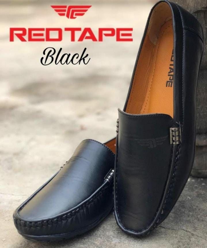 RED TAPE LOAFERS (BLACK)