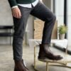 ZARA-TEXTURED ANKLE LENGTH BOOTS
