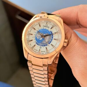Alternative view of OMEGAA Aqua Terra Co-Axial Chronometer WORLDTIMER