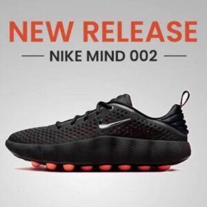 Nikee Mind 002 Black Hyper Crimson