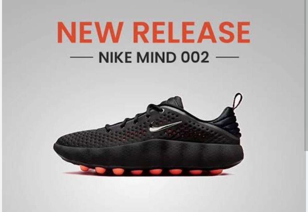 Nikee Mind 002 Black Hyper Crimson