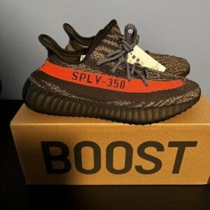 Alternative view of Adidass Yeezy Boost 350 V2 Carbon Beluga
