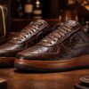 Nikee Airforce 1 Low Fauna Brown Croc