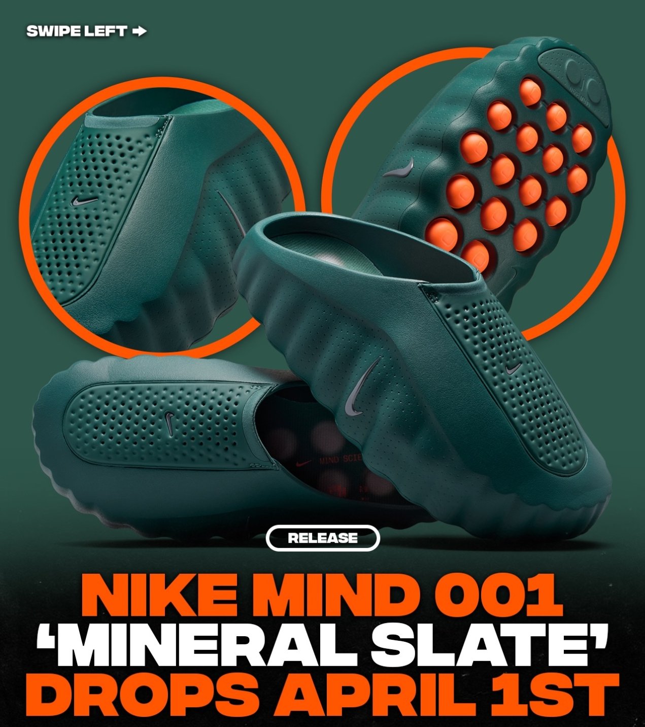 Nikee Mind 001 Mineral Slate Fix