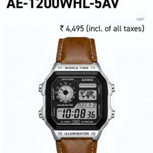 Alternative view of Casioo AE-1200WHL-5AV blends vintage