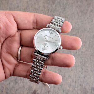 Alternative view of EMPORIOO ARMANII - GRAY AND WHITE DIAL