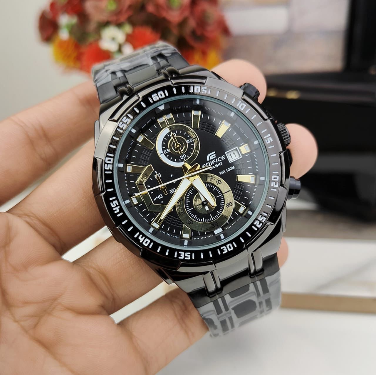 CASIOO EDIFICEE - GOLD BLACK EDITION - Image 3