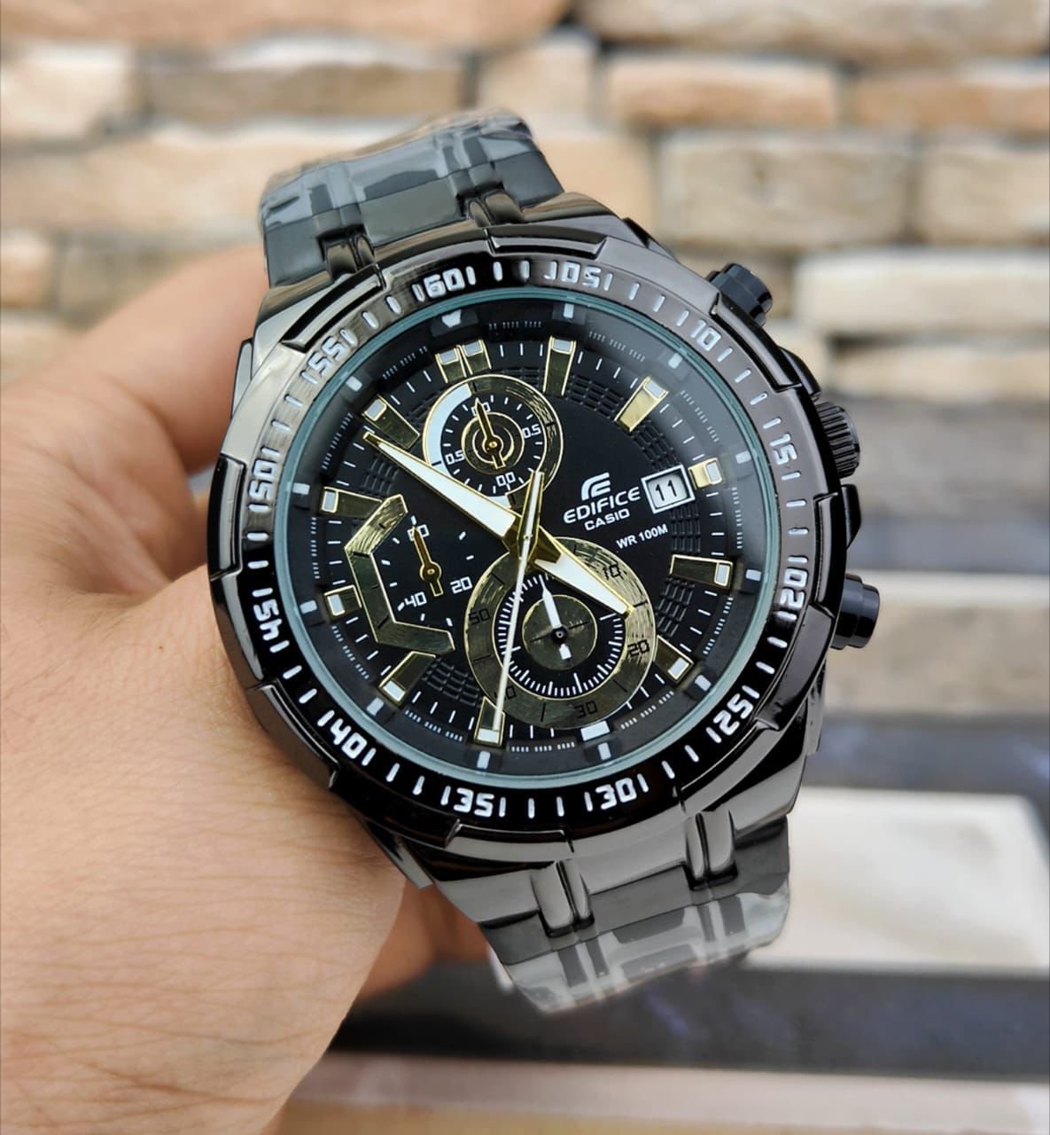 CASIOO EDIFICEE - GOLD BLACK EDITION - Image 4