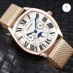 CARTIERR - CHRONOGRAPH ROMAN NUMBER DIAL