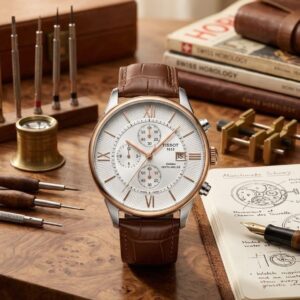 TISSOTT CHRONOGRAPH - LEATHER BELT