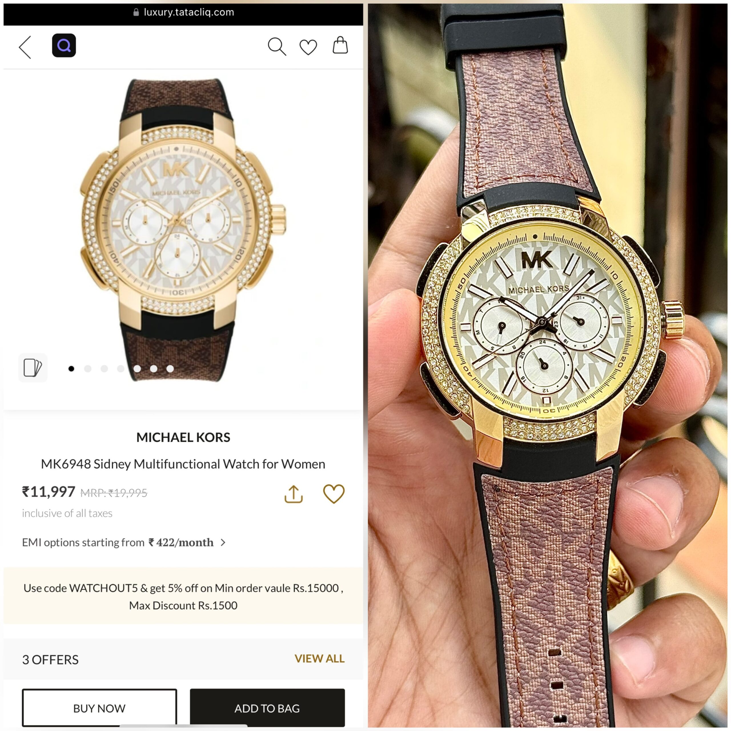 MICHAELL KORSS SIDNEY MULTI-FUNCTION – LUXURY GLAM EDITION - Image 5