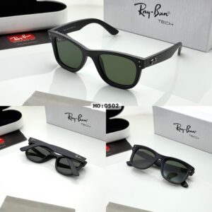RAYY-BANN 0502 BLACK GREEN