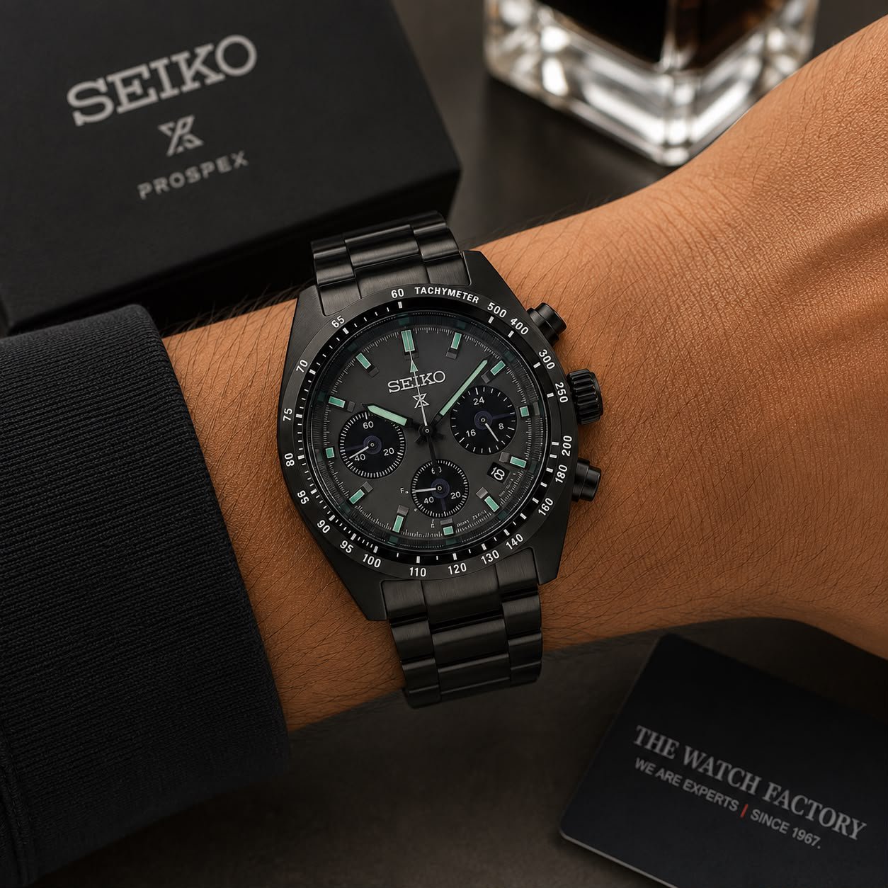 SEIKOO - PROSPEX SSC917P1 ‘BLACK SERIES’ SPEEDTIMER - Image 4