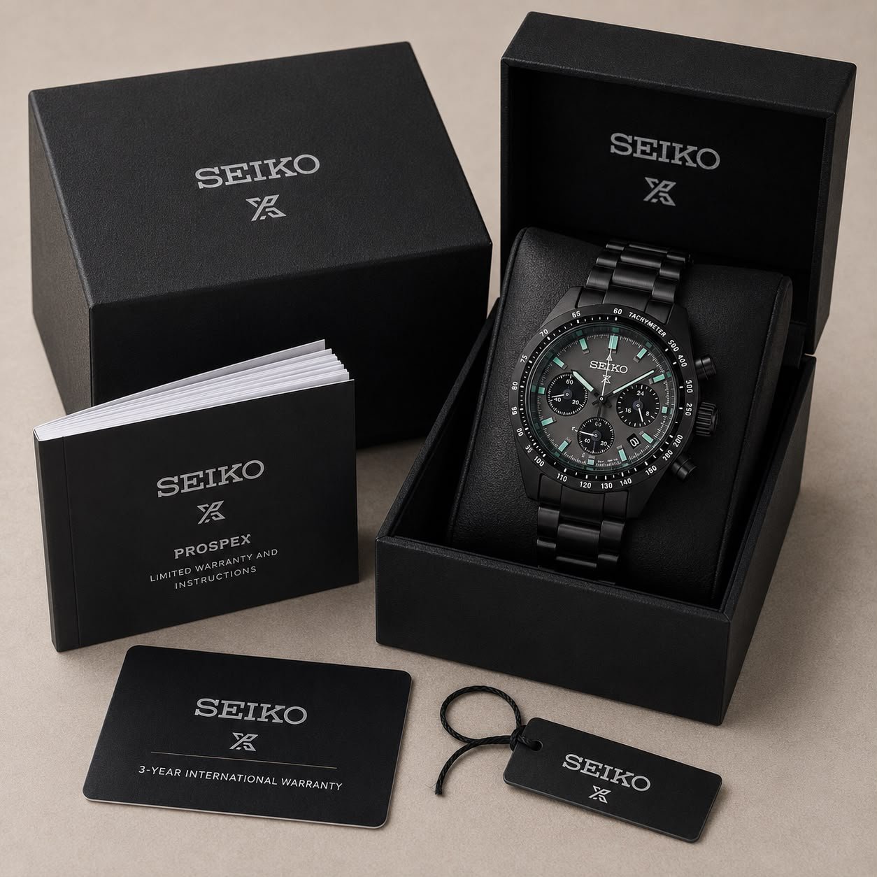 SEIKOO - PROSPEX SSC917P1 ‘BLACK SERIES’ SPEEDTIMER - Image 3