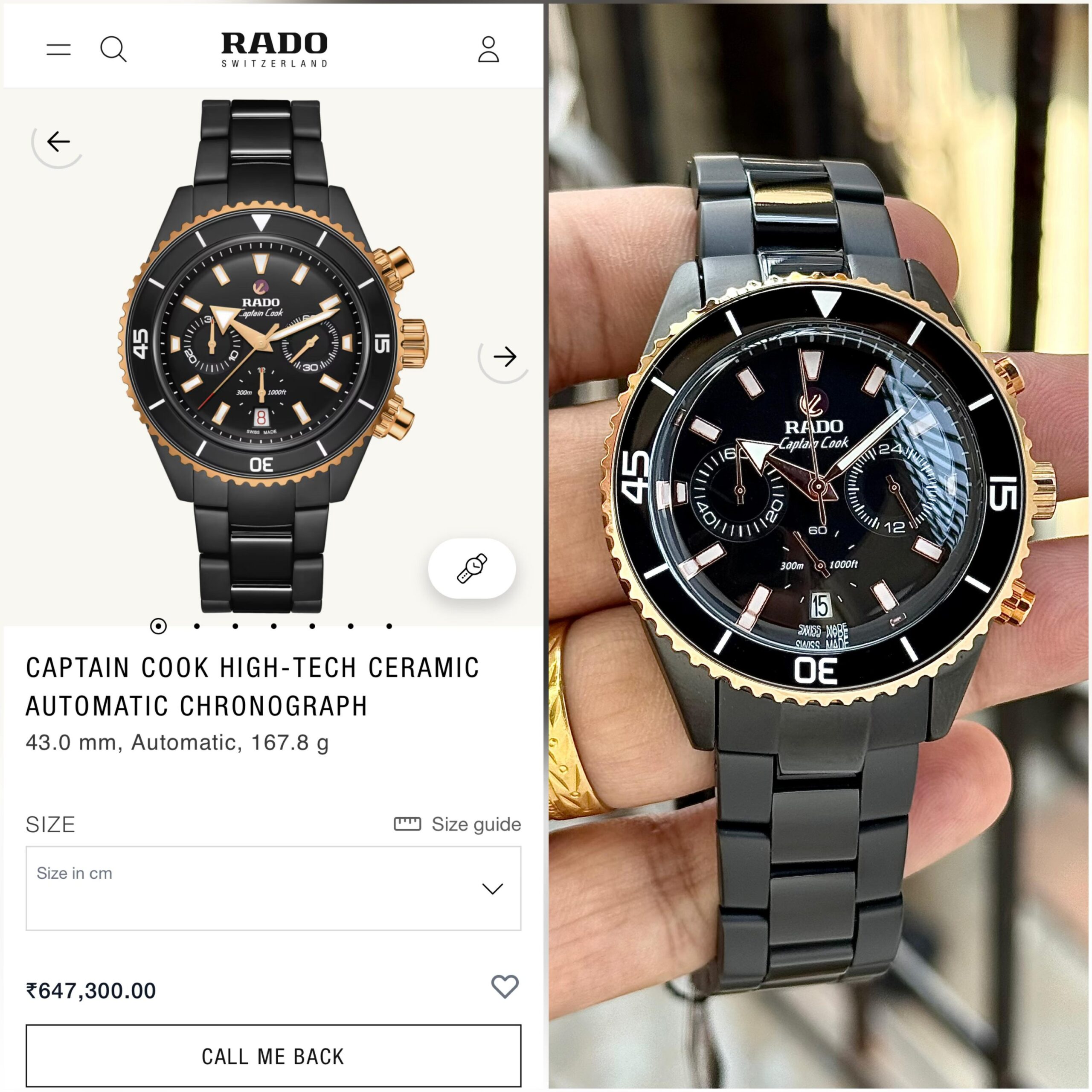 RADOO CAPTAIN COOK – HIGH-TECH CERAMIC LUXURY MASTERPIECE