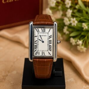 Alternative view of CARTIERR - Tank Style Watch