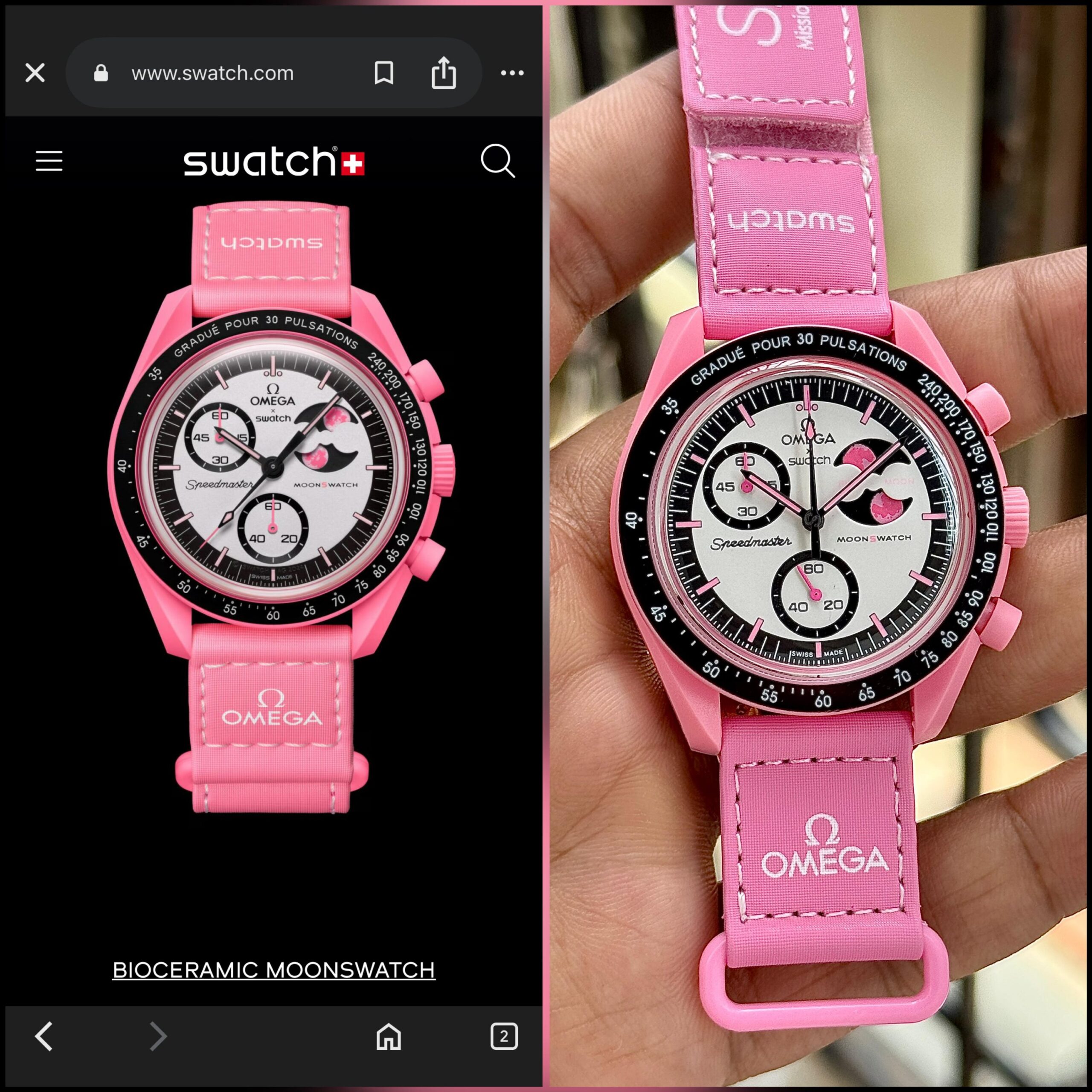 OMEGAA X SWATCH BIOCERAMIC MOONSWATCH – “MISSION TO MOON - Image 4