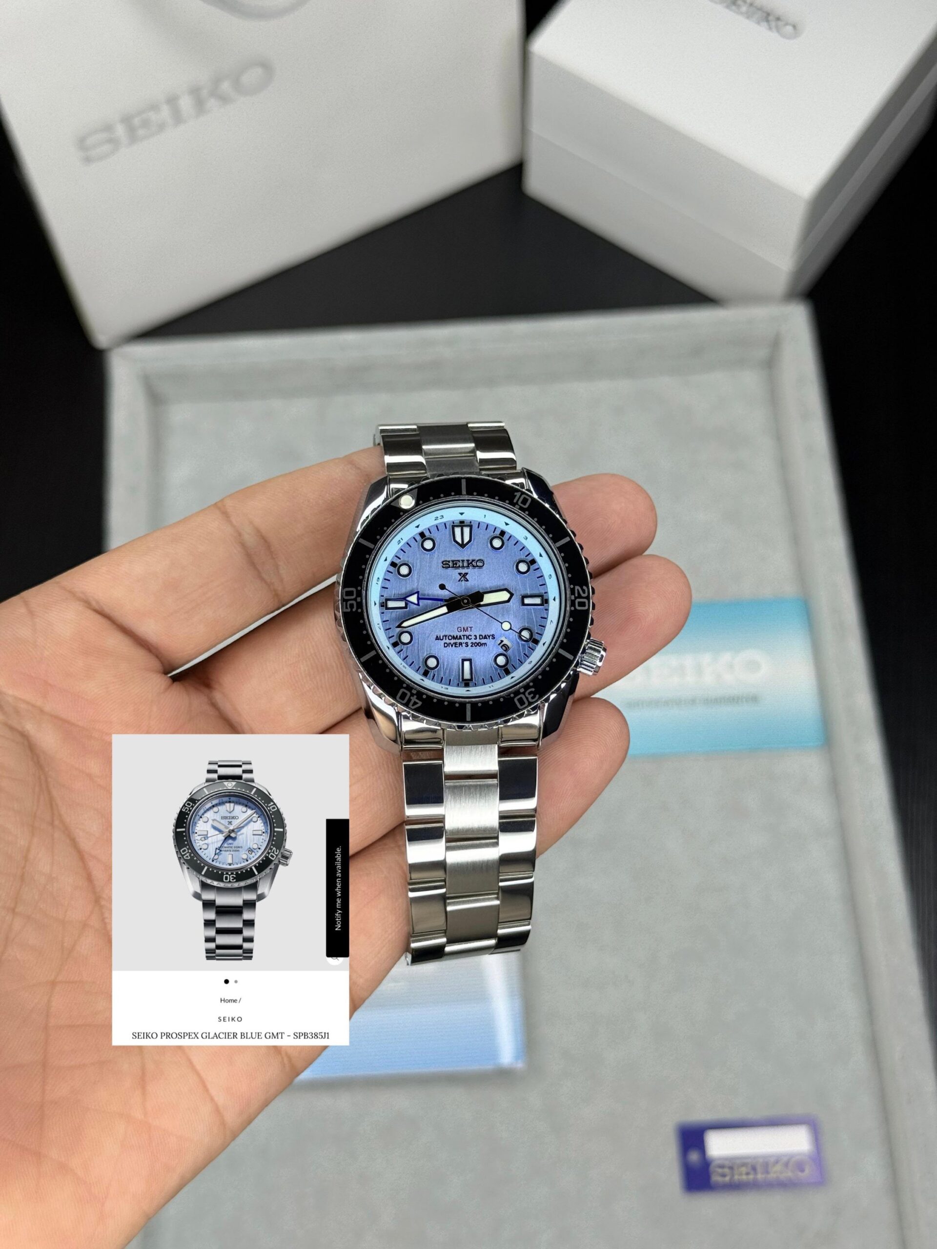 SEIKOO PROSPEX GLACIER - GMT (AUTOMATIC) - Image 3