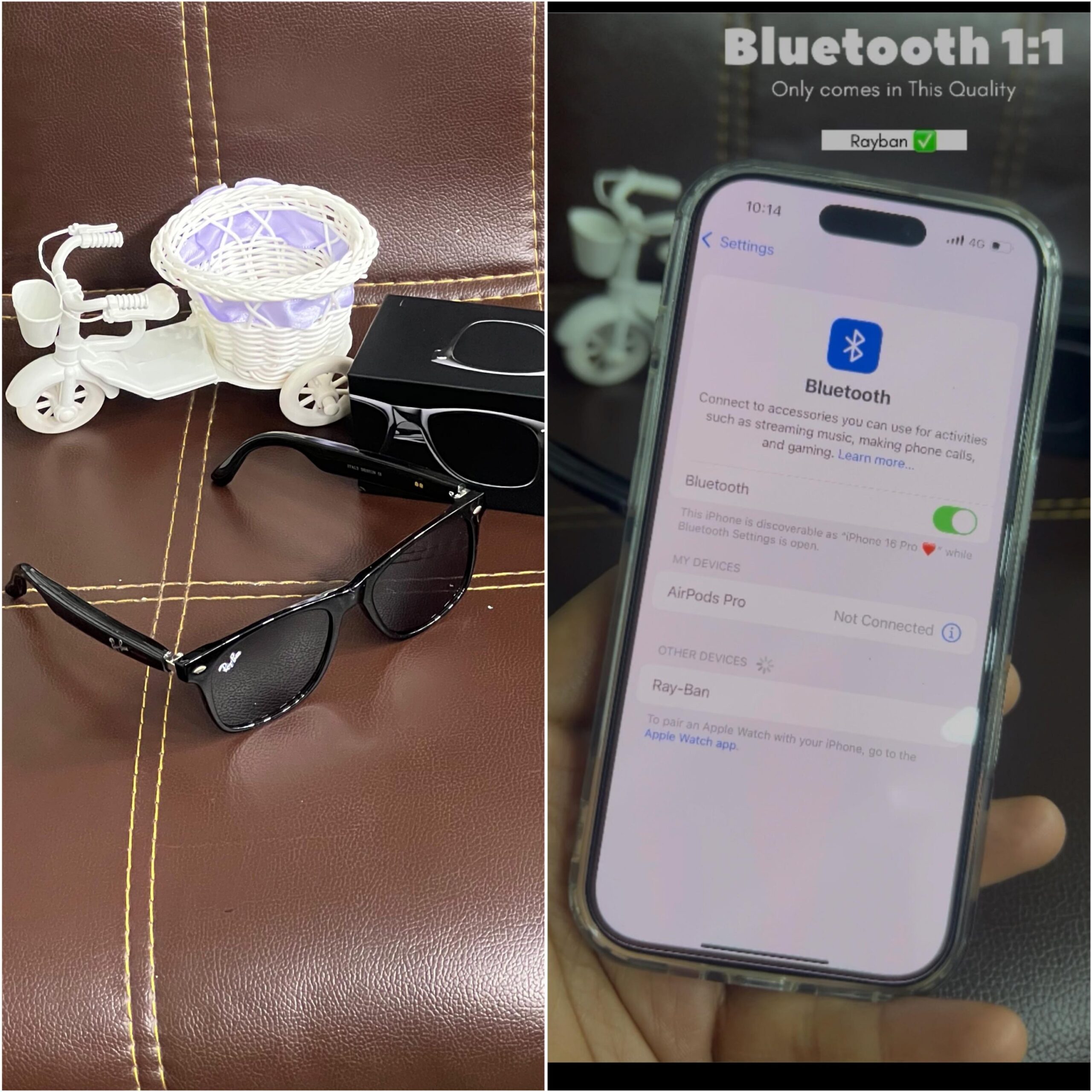 RAYY-BANN SMART GLASSES - WITHOUT CAMERA - Image 7