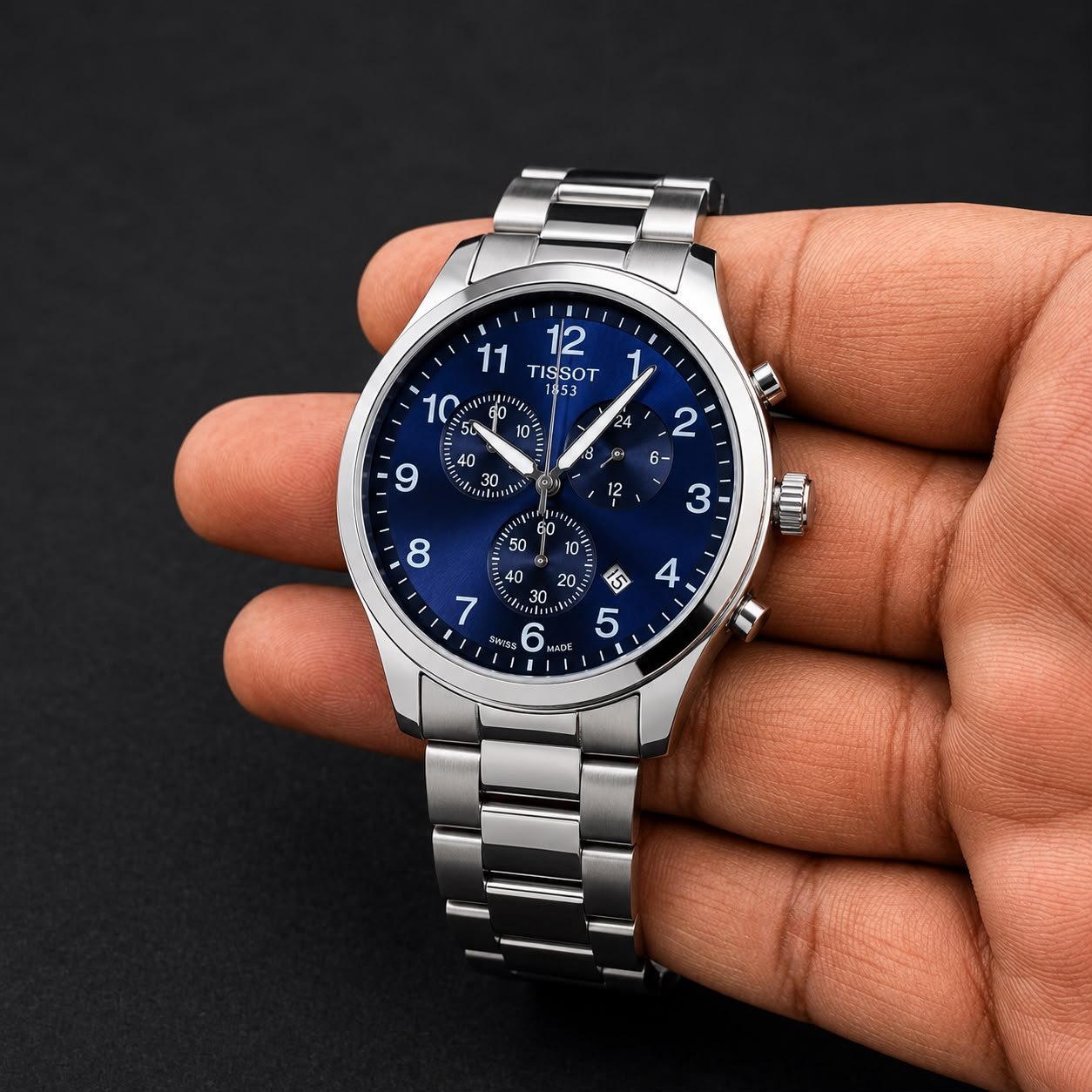 TISSOT BLUE DIAL CHRONOGRAPH - Image 3