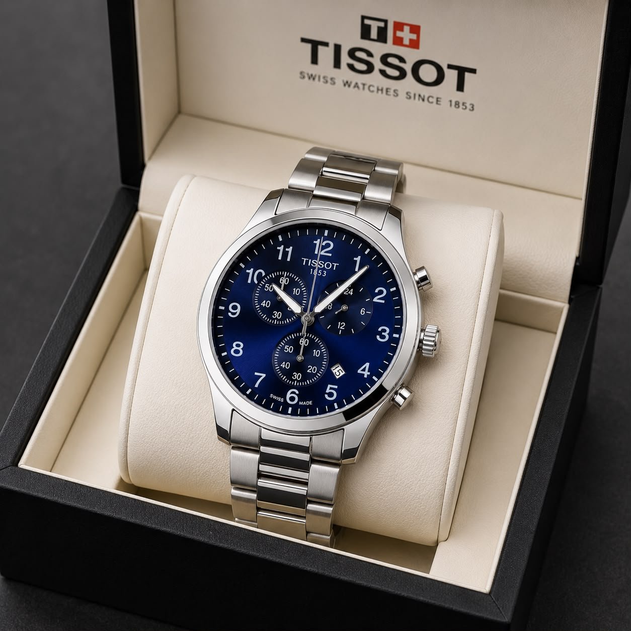 TISSOT BLUE DIAL CHRONOGRAPH