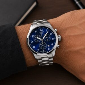 Alternative view of TISSOT BLUE DIAL CHRONOGRAPH