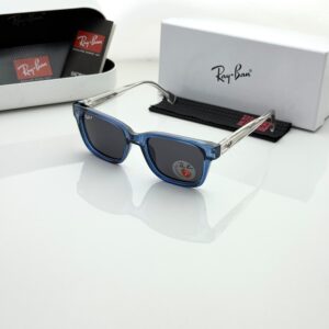 RAYY-BANN 7701 TRANSPARENT BLUE BLACK - POLARISED LENCE
