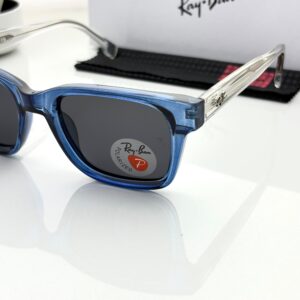 Alternative view of RAYY-BANN 7701 TRANSPARENT BLUE BLACK - POLARISED LENCE