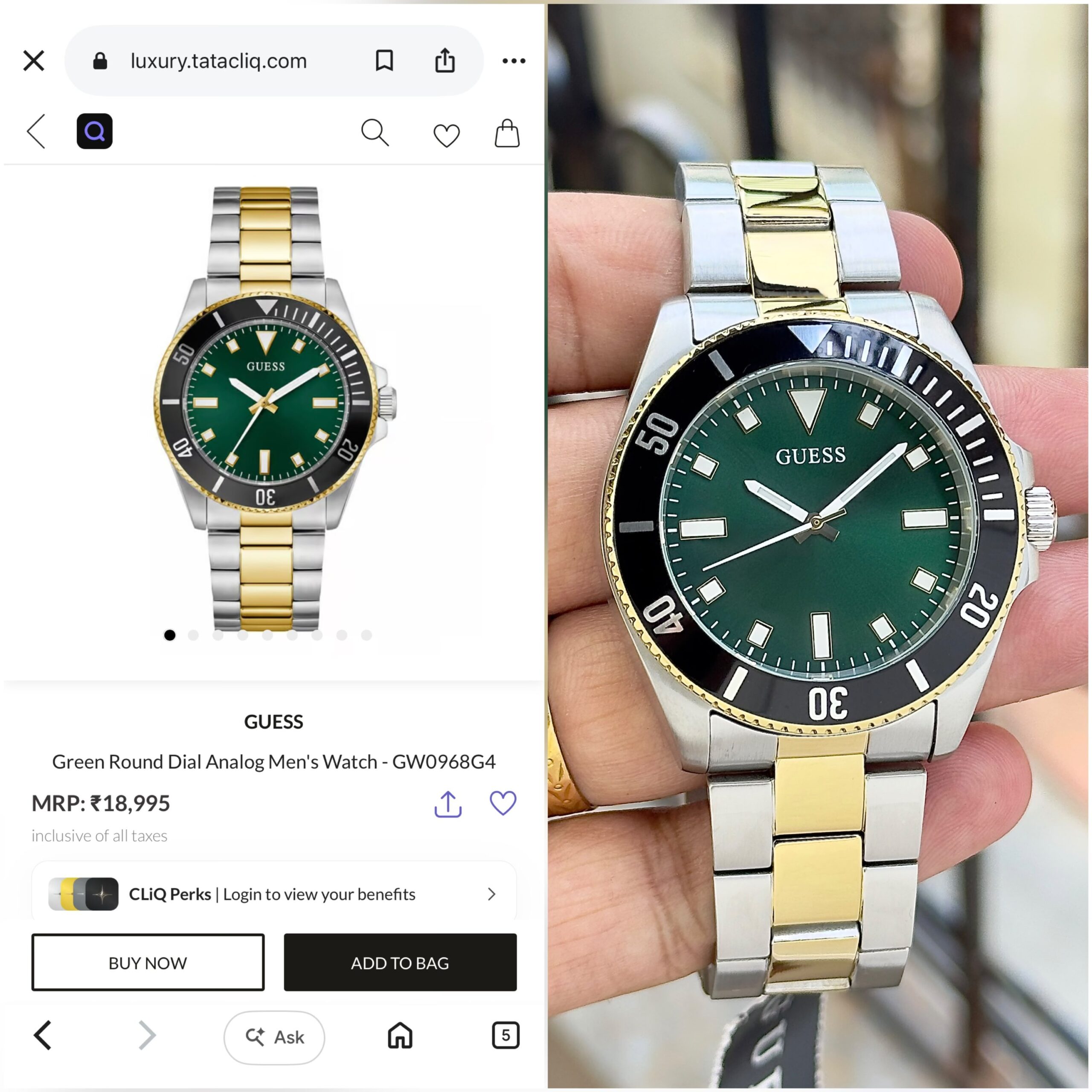 GUEESS GW0968G4 – SPORTY LUXURY MEN’S WATCH - Image 3