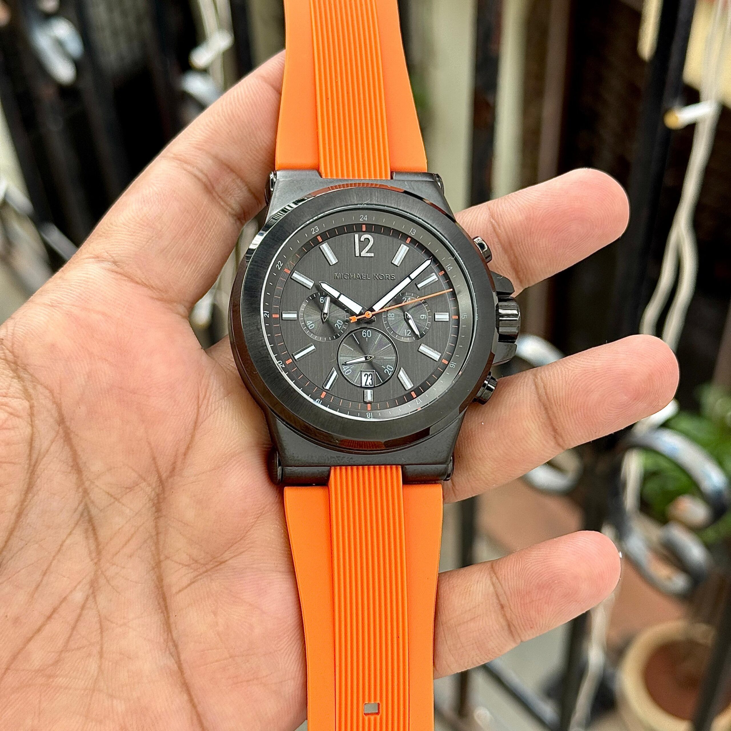 MICHAELL KORSS DYLAN CHRONOGRAPH – MK8296 Gunmetal Grey