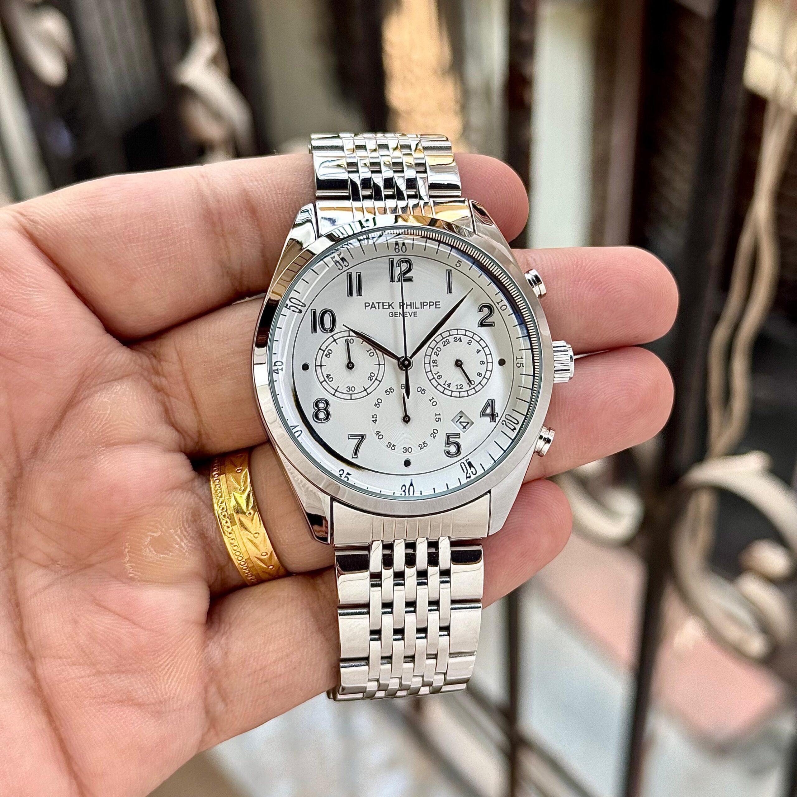 PATEKK PHILIPPEE CHRONOGRAPH – TIMELESS SILVER LUXURY - Image 6