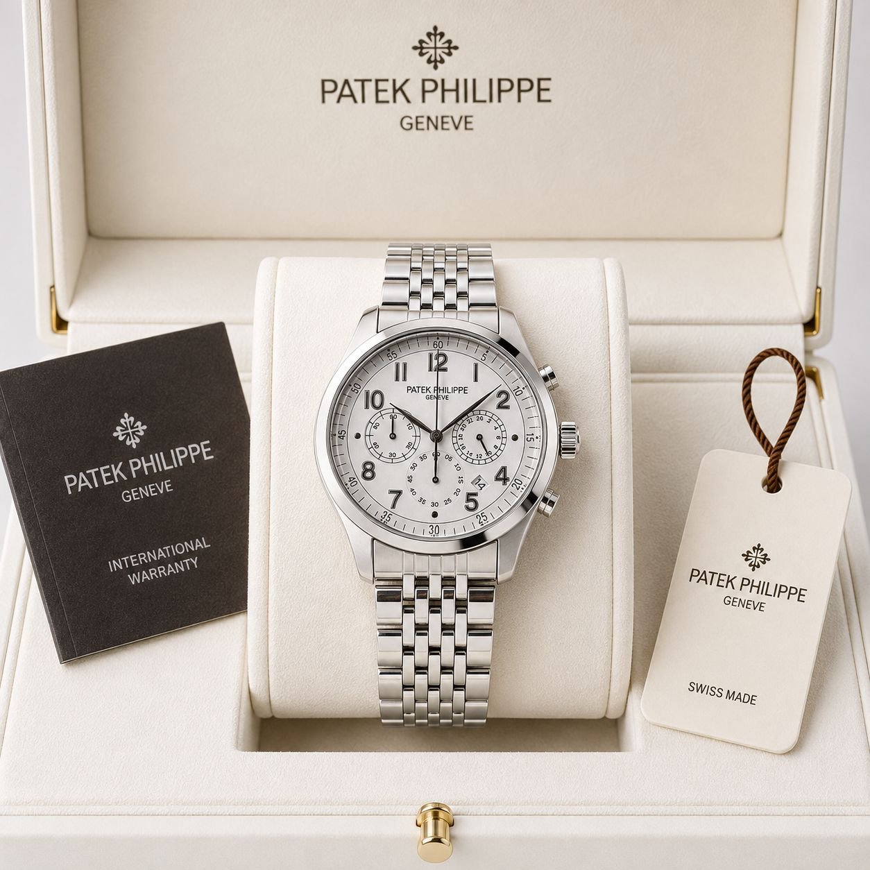 PATEKK PHILIPPEE CHRONOGRAPH – TIMELESS SILVER LUXURY