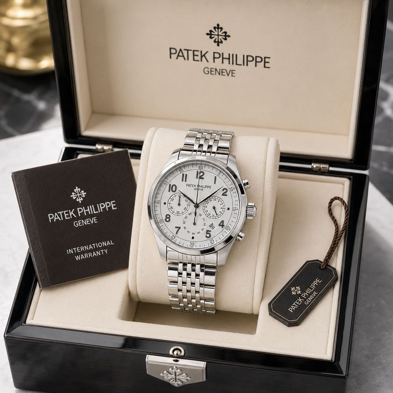 PATEKK PHILIPPEE CHRONOGRAPH – TIMELESS SILVER LUXURY - Image 2
