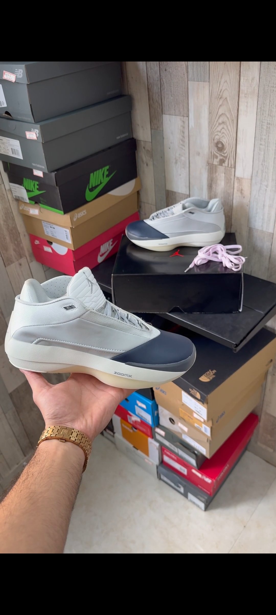 Nikee Air Jordaan 40 Wolf Grey Navy
