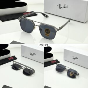 RAYY-BANN - 04 SMOKE GREY BLACK